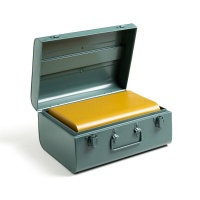 Набор Из 2 сундучков из металла Masa единый размер зеленый LA REDOUTE INTERIEURS  фото, kupilegko.ru